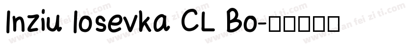 Inziu Iosevka CL Bo字体转换
